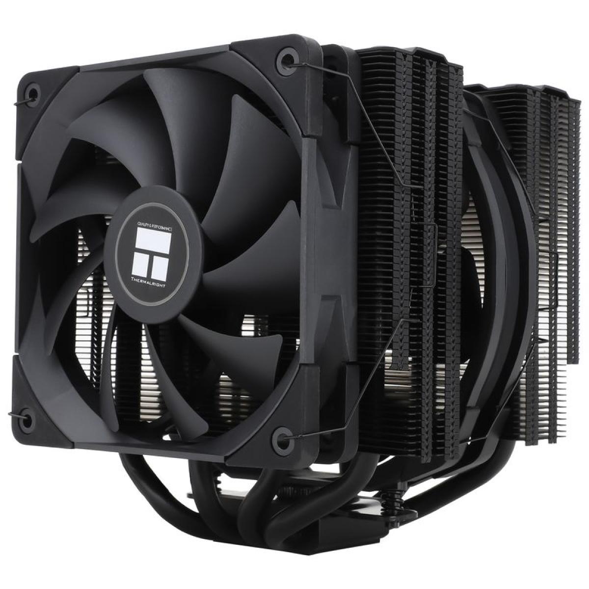 Thermalright Frost Spirit 140 BLACK V3 CPU Air Cooler, Dual Tower w/ 4x 8mm Heat Pipes & High Performance Dual Fan, LGA1700