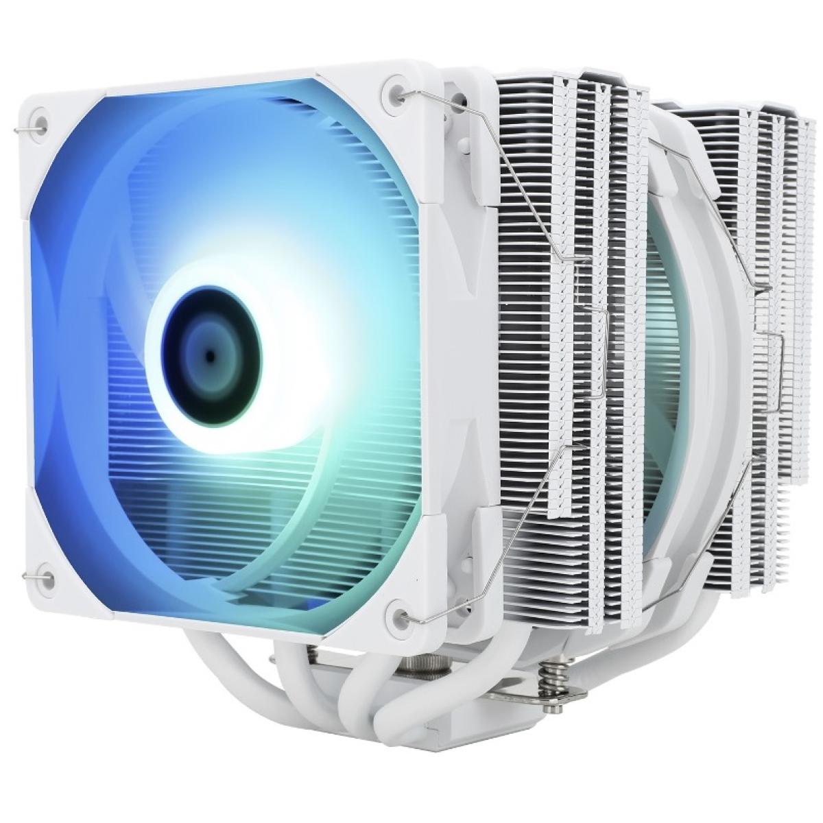 Thermalright Frost Spirit 140 WHITE V3 ARGB CPU Air Cooler, Dual Tower w/ 4x 8mm Heat Pipes & High Performance Dual Fan, LGA1700