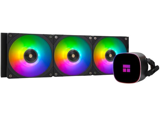 Thermalright Frozen Horizon 360 BLACK ARGB CPU Liquid Cooler, High Performance AIO w/ 3x TL-B12-S