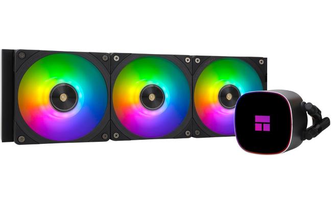 Thermalright Frozen Horizon 360 BLACK ARGB CPU Liquid Cooler, High Performance AIO w/ 3x TL-B12-S