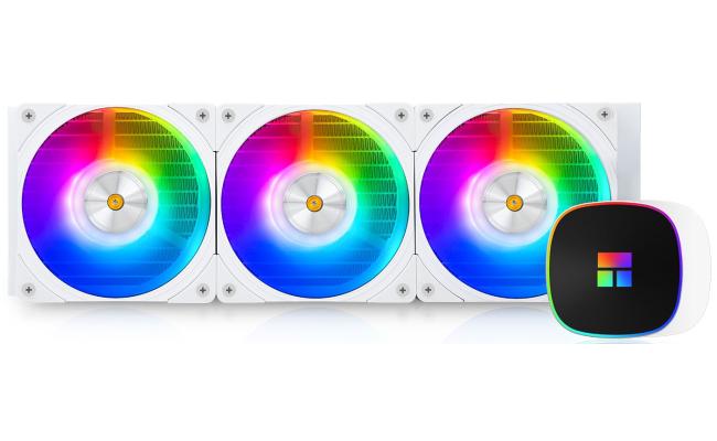 Thermalright Frozen Horizon 360 WHITE ARGB CPU Liquid Cooler, High Performance AIO w/ 3x TL-B12W-S