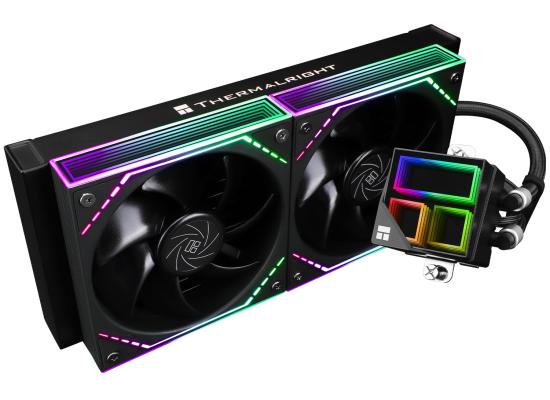 Thermalright Frozen Infinity 240 BLACK ARGB CPU Liquid Cooler, High Performance AIO w/ 2x TL-M12