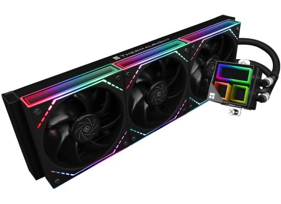 Thermalright Frozen Infinity 360 BLACK ARGB CPU Liquid Cooler, High Performance AIO w/ 3x TL-M12