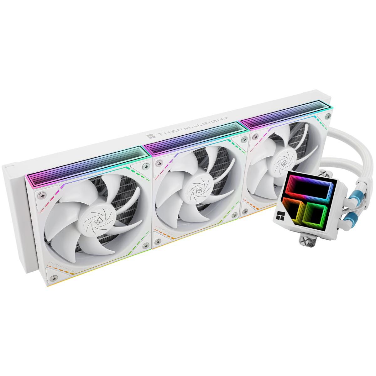 Thermalright Frozen Infinity 360 WHITE ARGB CPU Liquid Cooler, High Performance AIO w/ 3x TL-M12W