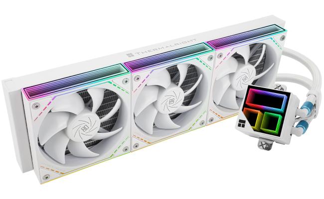 Thermalright Frozen Infinity 360 WHITE ARGB CPU Liquid Cooler, High Performance AIO w/ 3x TL-M12W
