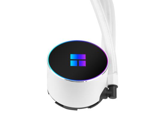 Thermalright Frozen Magic 240 White ARGB V2 CPU Liquid Cooler, High Performance AIO w/ 2x TL-C12W-S Fans, LGA1700