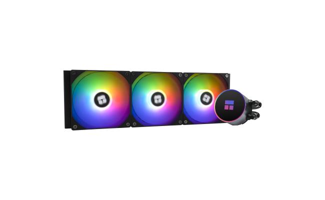 Thermalright Frozen Magic 360 Black ARGB CPU Liquid Cooler, High Performance AIO w/ 3x TL-C12B-S Fans, LGA1700