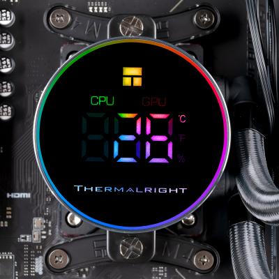 Thermalright Frozen Magic 360 Digital ARGB BLACK V2 CPU Liquid Cooler, High Performance AIO TL-M12Q
