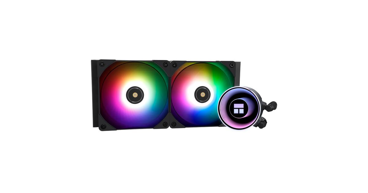 Thermalright Frozen Notte 240 BLACK ARGB CPU Liquid Cooler, Extreme Performance AIO w/ 2x TL