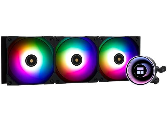 Thermalright Frozen Notte 360 BLACK ARGB V2 ARGB CPU Liquid Cooler, Extreme Performance AIO w/ 3x TL-E12B-S Fans