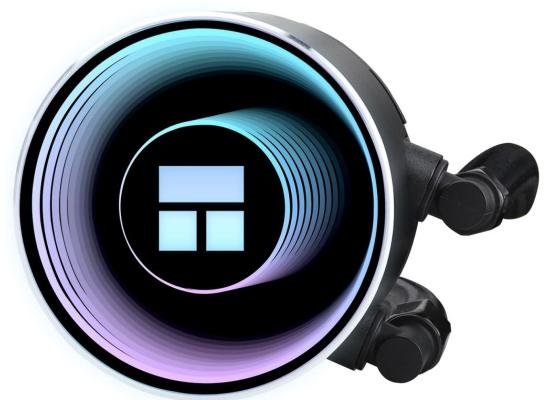 Thermalright Frozen Notte 360 BLACK ARGB V2 ARGB CPU Liquid Cooler, Extreme Performance AIO w/ 3x TL-E12B-S Fans