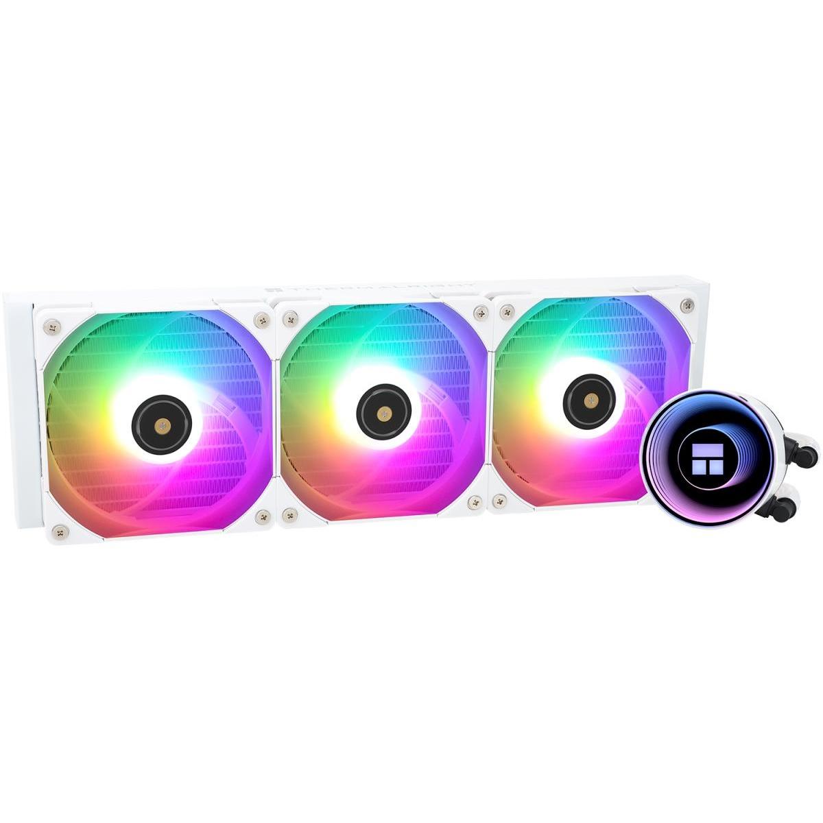 Thermalright Frozen Notte 360 WHITE ARGB V2 ARGB CPU Liquid Cooler, Extreme Performance AIO w/ 3x TL-E12W-S Fans