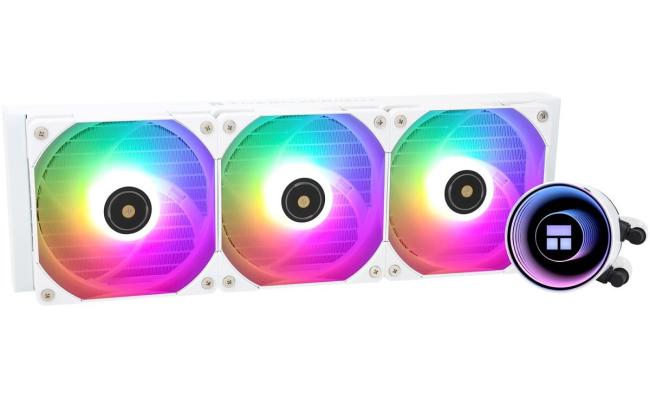 Thermalright Frozen Notte 360 WHITE ARGB V2 ARGB CPU Liquid Cooler, Extreme Performance AIO w/ 3x TL-E12W-S Fans