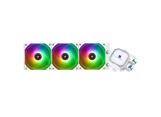 Thermalright Frozen Prism 360 WHITE ARGB CPU Liquid Cooler, Ultra Performance AIO w/ 3x TL-E12W-S V2 Fans, LGA1700