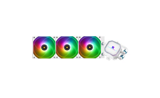 Thermalright Frozen Prism 360 WHITE ARGB CPU Liquid Cooler, Ultra Performance AIO w/ 3x TL-E12W-S V2 Fans, LGA1700