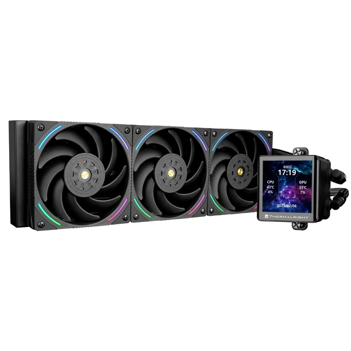 Thermalright Frozen Vision 360 ARGB BLACK V2 CPU Liquid Cooler w/ 2.88