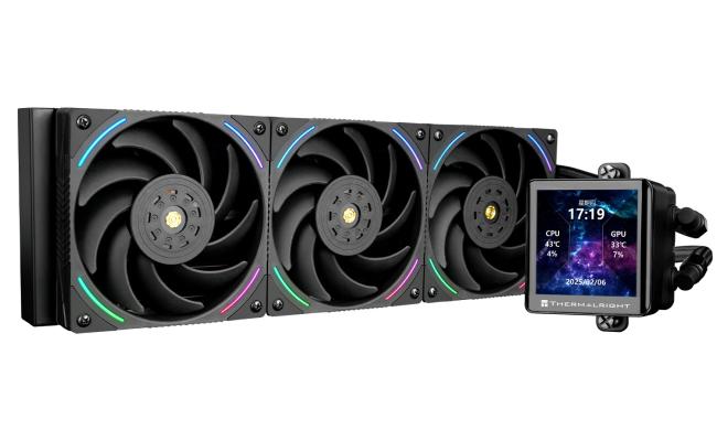 Thermalright Frozen Vision 360 ARGB BLACK V2 CPU Liquid Cooler, High Performance AIO TL-K12
