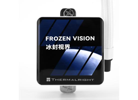 Thermalright Frozen Vision 360 White ARGB CPU Liquid Cooler w/ 2.88" IPS LCD Display For Pictures, Videos, Animations, High Performance AIO w/ 3x TL-K12W Fans, LGA1700