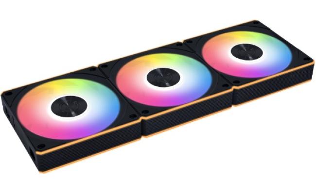 Lian Li UNI Fan CL Wireless 120 - Triple Pack - 2.4 GHz Wireless Signal RGB & PC Case Fans Control - Dual Light Zones - 28mm FDB -Black (G99.12RCL1W3B.00)