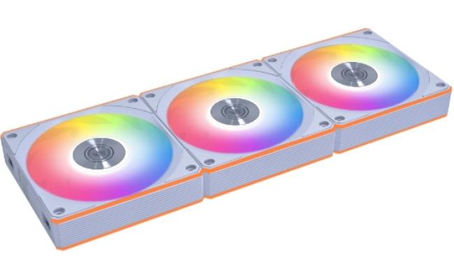 Lian Li UNI Fan CL Wireless 120 - Triple Pack - 2.4 GHz Wireless Signal RGB & PC Case Fans Control - Dual Light Zones - 28mm FDB -White (G99.12RCL1W3W.00)