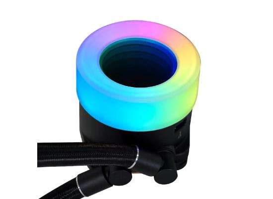 Lian Li Galahad II TRINITY 360 (Black) ARGB AIO Ultra-Performance CPU Liquid Cooler, UNI FAN SL-INF Edition Daisy-Chainable Pre-installed Design Fans, 3 Types Of Pump Cover, Improved Pump Tube & Plate Design & Performance