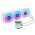 Lian Li Galahad II TRINITY 360 (White) ARGB AIO Ultra-Performance CPU Liquid Cooler, UNI FAN SL-INF Edition Daisy-Chainable Pre-installed Design Fans, 3 Types Of Pump Cover, Improved Pump Tube & Plate Design & Performance Lian Li Galahad II TRINITY 360 (White) ARGB AIO Ultra-Performance CPU Liquid Cooler, UNI FAN SL-INF Edition Daisy-Chainable Pre-installed Design Fans, 3 Types Of Pump Cover, Improved Pump Tube & Plate Design & Performance