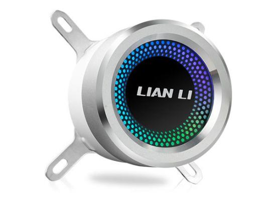 LIAN LI Galahad 240mm (White) ARGB AIO UNI FAN SL Edition CPU Cooler w/ High End Pump & Tuping (LGA 1700 Support 12th Gen)