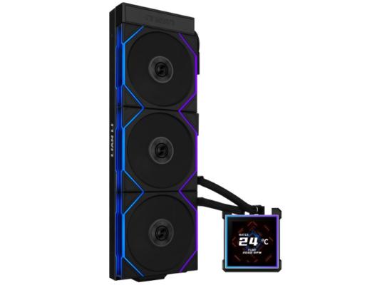 Lian Li HydroShift II LCD-S 360 (Black) ARGB AIO Extreme CPU Liquid Cooler, 3.4 IPS” LCD Screen For Displaying, Recording Or Capturing Contents, UNI FAN Tl Wireless.