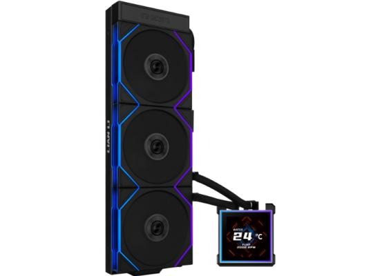Lian Li HydroShift II LCD-S 360 (Black) ARGB AIO Extreme CPU Liquid Cooler, 3.4 IPS” LCD Screen For Displaying, Recording Or Capturing Contents, UNI FAN CL Wireless.