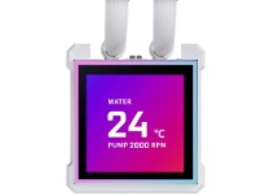 Lian Li HydroShift II LCD-S 360 (WHITE) ARGB AIO Extreme CPU Liquid Cooler, 3.4 IPS” LCD Screen For Displaying, Recording Or Capturing Contents, UNI FAN CL Wireless.