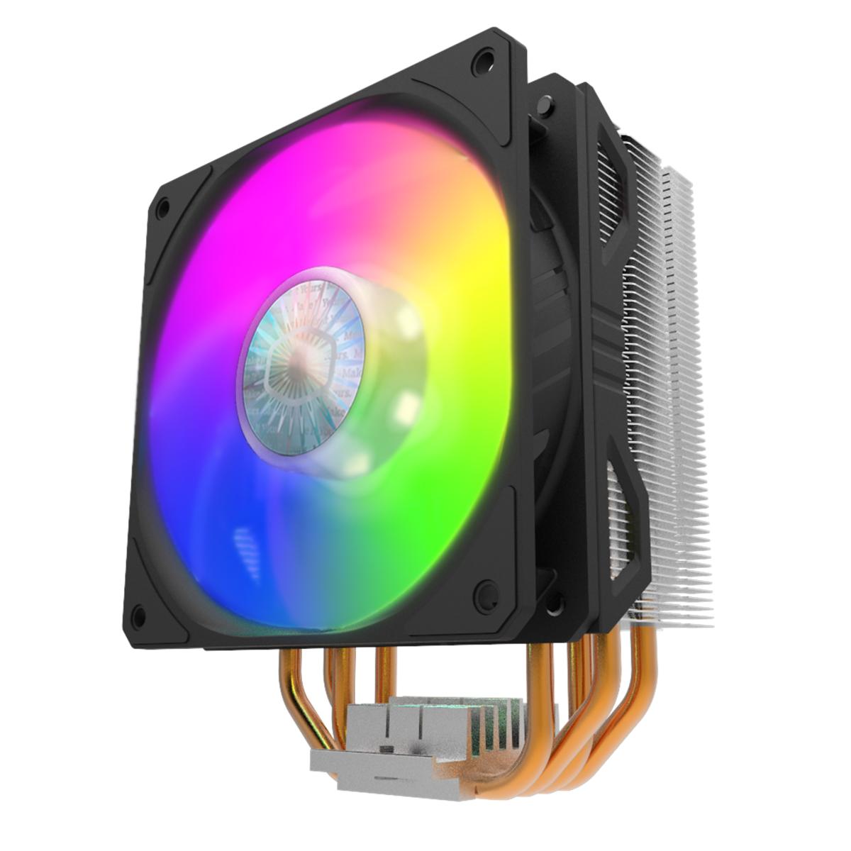 Cooler Master HYPER 212 ARGB With Controller CPU Air Cooler,SICKLEFLOW 120 ARGB, LGA1700 Support