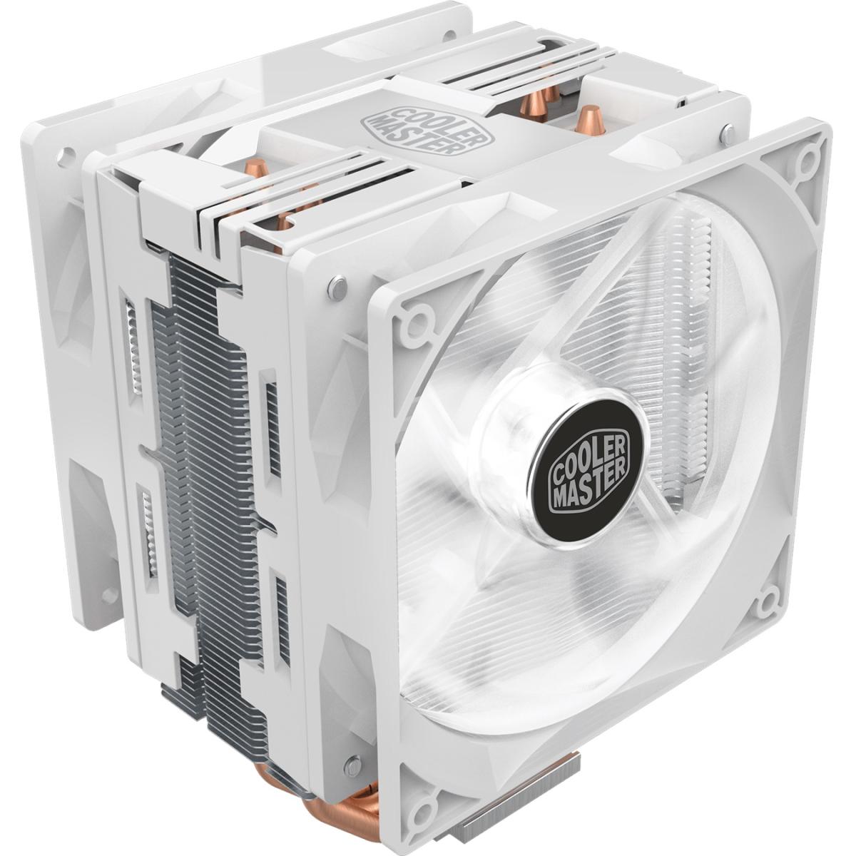 Cooler Master HYPER 212 LED TURBO WHITE EDITION CPU Air Cooler w/ Dual XtraFlo PWM Fans, LGA1700 Support