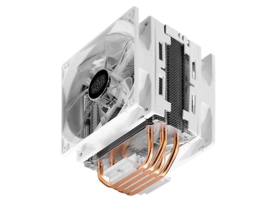 Cooler Master HYPER 212 LED TURBO WHITE EDITION CPU Air Cooler w/ Dual XtraFlo PWM Fans, LGA1700 Support