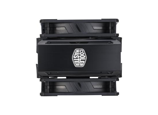 Cooler Master MasterAir MA612 Stealth Black ARGB With CONTROLLER,CPU AIR Cooler,Twin SickleFlow 120 ARGB,LGA1700 Support 12th Gen