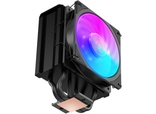 Cooler Master Hyper 212 3DHP Black ARGB CPU Air Cooler, Single Tower w/ 4 Heat Pipes & High Performance Single Fan