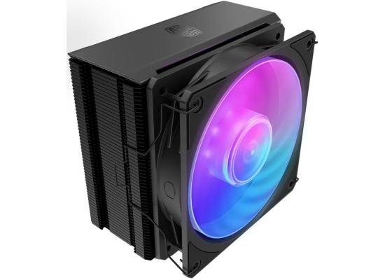 Cooler Master Hyper 212 3DHP Black ARGB CPU Air Cooler, Single Tower w/ 4 Heat Pipes & High Performance Single Fan