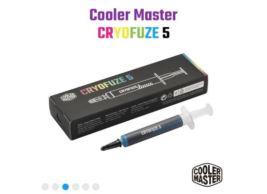 Cooler Master CRYOFUZE 5 (Blue) High performance Thermal Paste, 12.6 W/mK High Thermal Conductivity w/ Low Thermal Impedance - 3g Weight