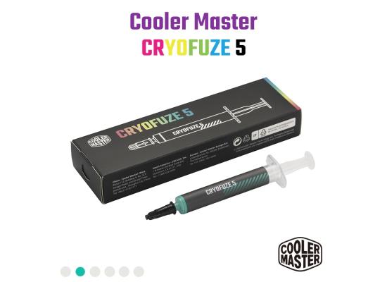 Cooler Master CRYOFUZE 5 (Green) High performance Thermal Paste, 12.6 W/mK High Thermal Conductivity w/ Low Thermal Impedance - 3g Weight