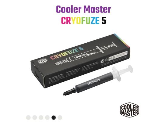 Cooler Master CRYOFUZE 5 (Black) High performance Thermal Paste, 12.6 W/mK High Thermal Conductivity w/ Low Thermal Impedance - 3g Weight