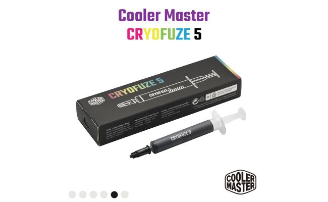 Cooler Master CRYOFUZE 5 (Black) High performance Thermal Paste, 12.6 W/mK High Thermal Conductivity w/ Low Thermal Impedance - 3g Weight