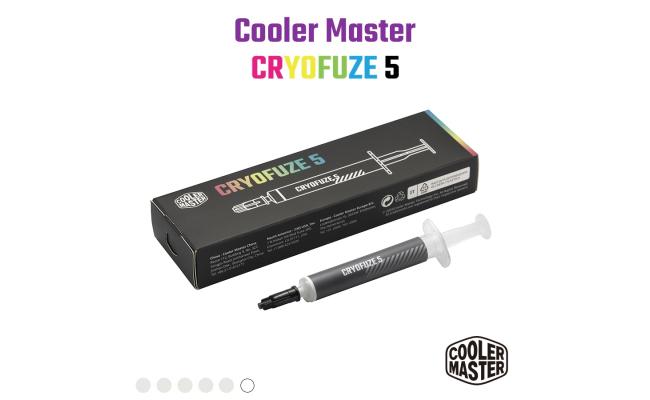 Cooler Master CRYOFUZE 5 (White) High performance Thermal Paste, 12.6 W/mK High Thermal Conductivity w/ Low Thermal Impedance - 3g Weight