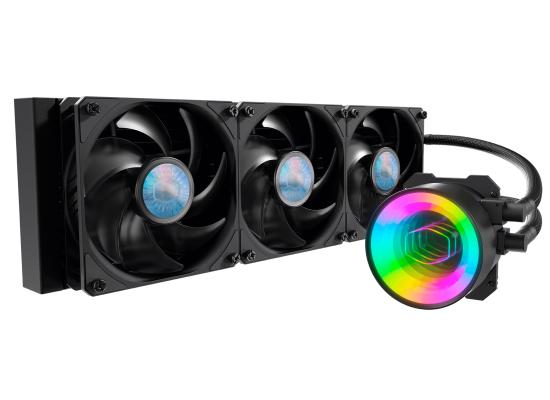 Cooler Master MasterLiquid ML360 Mirror CPU Liquid Cooler,New 3RD GEN Dual Chamber Argb Pump, Non-LED Fans w/ LGA 1700 Bracket
