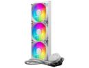 Cooler Master MasterLiquid 360L Core ARGB (White) CPU Liquid Cooler, New Gen S Dual Chamber Pump, 120mm ARGB Fans w/ CryoFuze Performance Thermal Paste