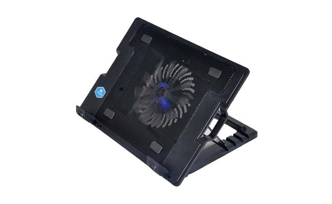 Mikuso NCP-235 Laptop Cooling Pad Up To 17'' Inch w/160 mm Blue-Led Fan Big Airflow super silent