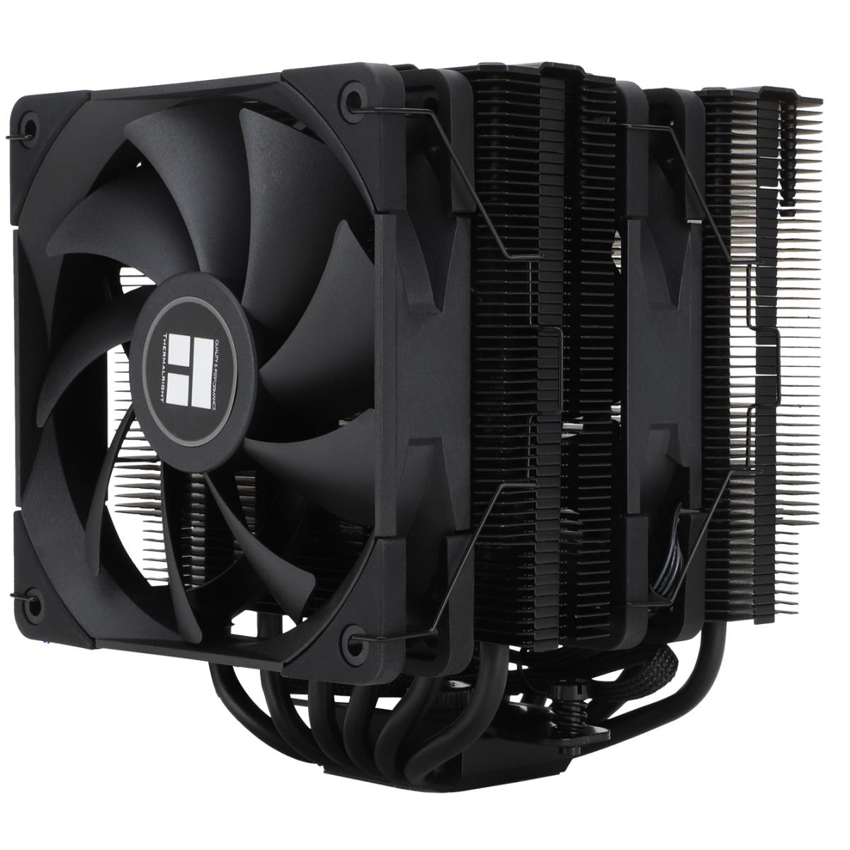 Thermalright Peerless Assassin 120 Black CPU Air Cooler, Dual Tower w/ 6x 6mm Heat Pipes & High Performance Dual Fan