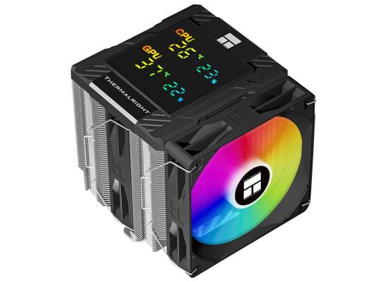 Thermalright Peerless Assassin 120 Digital ARGB BLACK CPU Air Cooler, Dual Tower w/ 6x 6mm Heat Pipes & High Performance Dual Fan