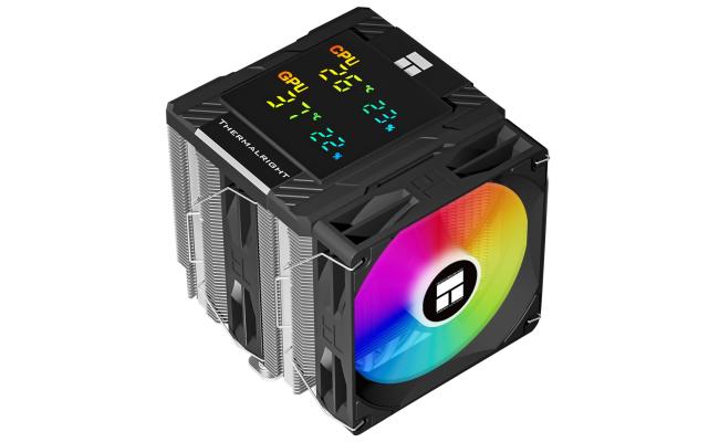 Thermalright Peerless Assassin 120 Digital ARGB BLACK CPU Air Cooler, Dual Tower w/ 6x 6mm Heat Pipes & High Performance Dual Fan