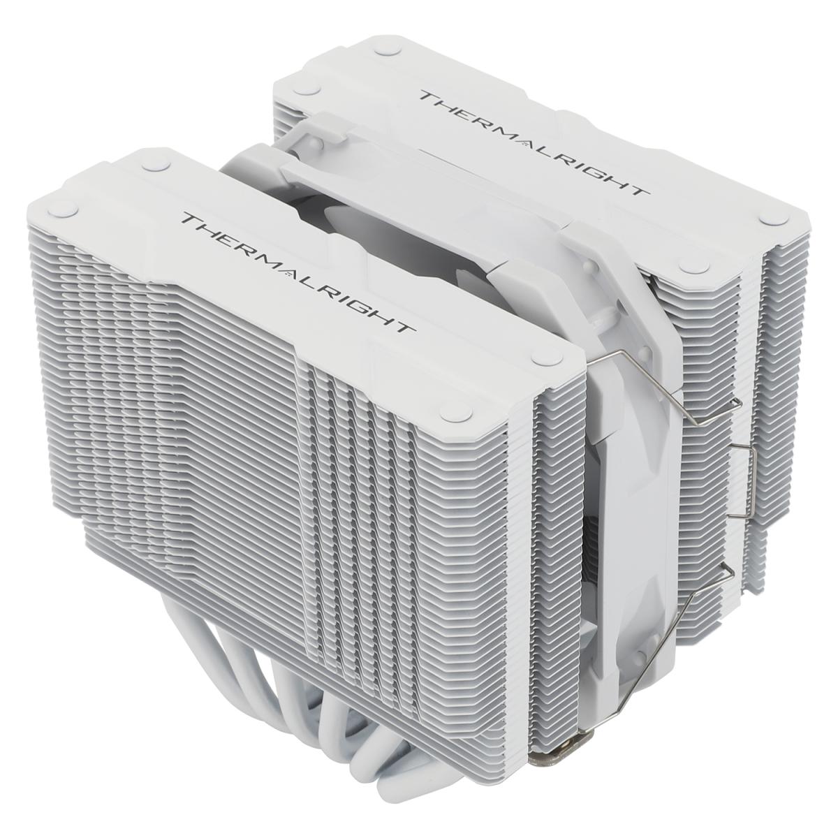 Thermalright Peerless Assassin 120 MINI WHITE CPU Air Cooler, Dual Tower w/ 6x 6mm Heat Pipes & High Performance Single Fan
