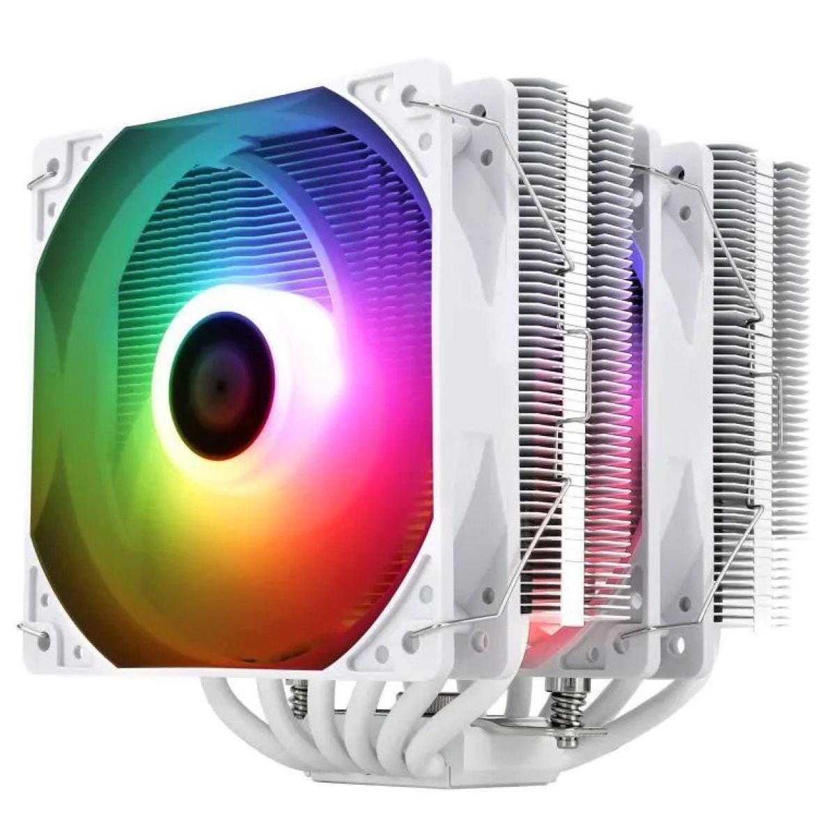 Thermalright Peerless Assassin 120 SE WHITE ARGB CPU Air Cooler, Dual Tower w/ 6x 6mm Heat Pipes & High Performance Dual Fan, LGA1700