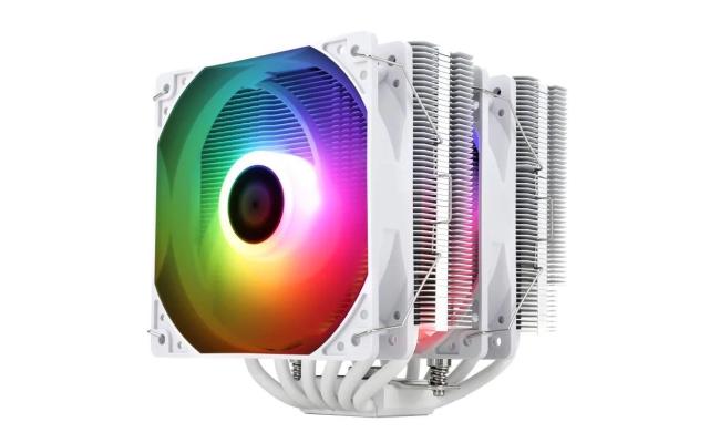 Thermalright Peerless Assassin 120 SE WHITE ARGB CPU Air Cooler, Dual Tower w/ 6x 6mm Heat Pipes & High Performance Dual Fan, LGA1700